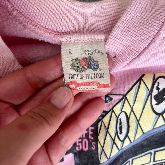 Vintage 90s Disney Mickey’s Cafe Sweatshirt - Picture 2 of 3